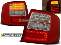 LED TAIL LIGHTS RED WHITE fits AUDI A6 05.97-05.04 AVANT