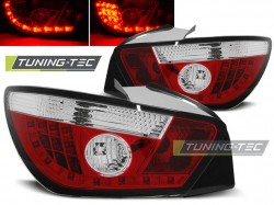 LED TAIL LIGHTS RED WHITE fits SEAT IBIZA 6J 3D 06.08-