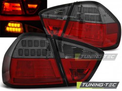LED BAR TAIL LIGHTS RED SMOKE fits BMW E90 03.05-08.08