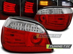 LED TAIL LIGHTS RED WHITE fits BMW E60 07.03-07