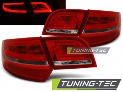 LED TAIL LIGHTS RED WHITE fits AUDI A3 8P 04-08 SPORTBACK