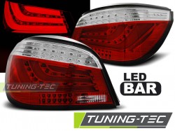 LED BAR TAIL LIGHTS RED WHIE fits BMW E60 03.07-12.09