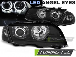 HEADLIGHTS ANGEL EYES LED BLACK fits BMW E46 05.98-08.01 S/T