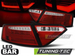 LED BAR TAIL LIGHTS RED WHIE fits AUDI A5 07-06.11