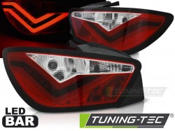 LED BAR TAIL LIGHTS RED WHIE fits SEAT IBIZA 6J 3D 06.08-12