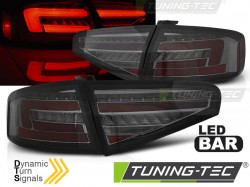 LED BAR TAIL LIGHTS SMOKE SEQ fits AUDI A4 B8 12-15 SEDAN OEM LED