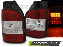 LED TAIL LIGHTS RED WHITE fits VW T5 10-15 TRANSPORTER