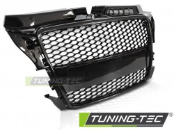 GRILLE SPORT GLOSSY BLACK fits AUDI A3 (8P) 04.08-07.12