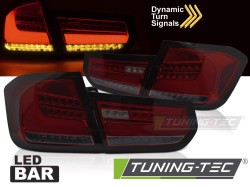 LED BAR TAIL LIGHTS RED SMOKE SEQ fits BMW F30 11-15