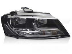 HEADLIGHT BLACK RIGHT SIDE TYC fits AUDI A3 8P 08-12