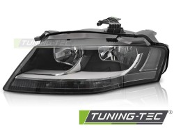 HEADLIGHT BLACK LEFT SIDE TYC fits AUDI  A4 B8 08-11