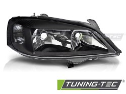 HEADLIGHTS BLACK RIGHT SIDE TYC fits OPEL ASTRA G 97-04