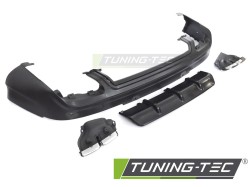DIFFUSOR TWIN OUTLET PDC BLACK SPORT S STYLE fits AUDI Q7 4L 05-15