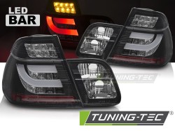 LED TAIL LIGHTS BLACK fits BMW E46 98-01 SEDAN