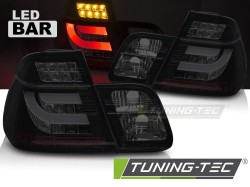 LED TAIL LIGHTS BLACK SMOKE fits BMW E46 98-01 SEDAN