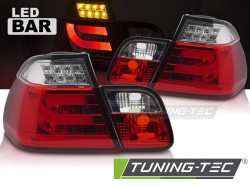LED TAIL LIGHTS RED WHITE fits BMW E46 98-01 SEDAN