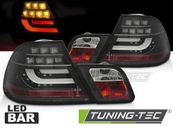 LED TAIL LIGHTS BLACK fits BMW E46 99-03 COUPE